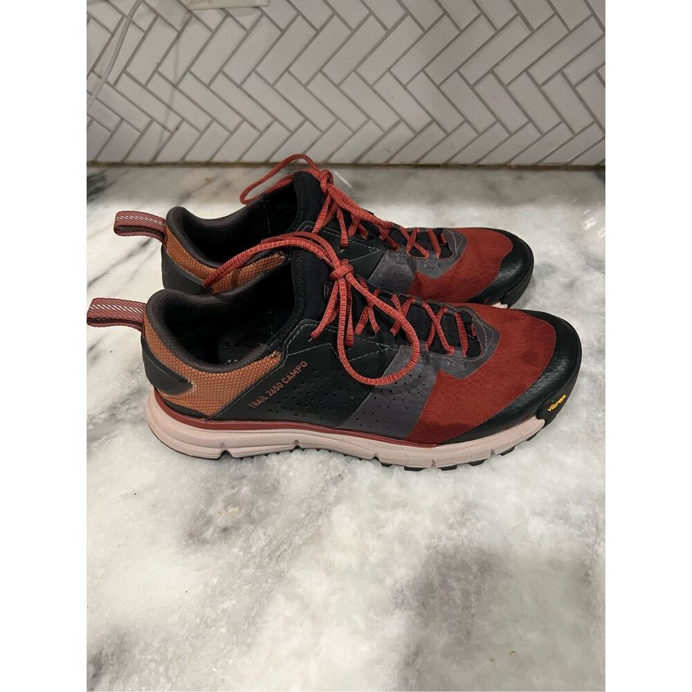 Danner Trail 2650 Campo 3” Hiking Shoes Men’s Size 10 Red Ochre/Caramel 68944